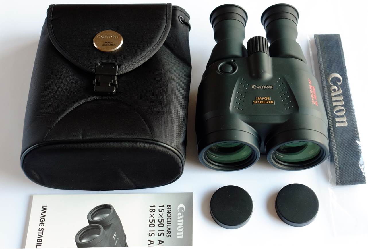 Canon 18x50 is image stabilized store binocular review