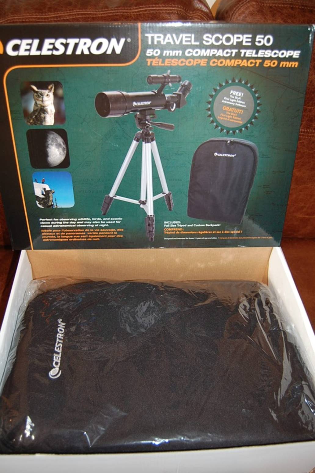 Celestron travel sale scope 50 review